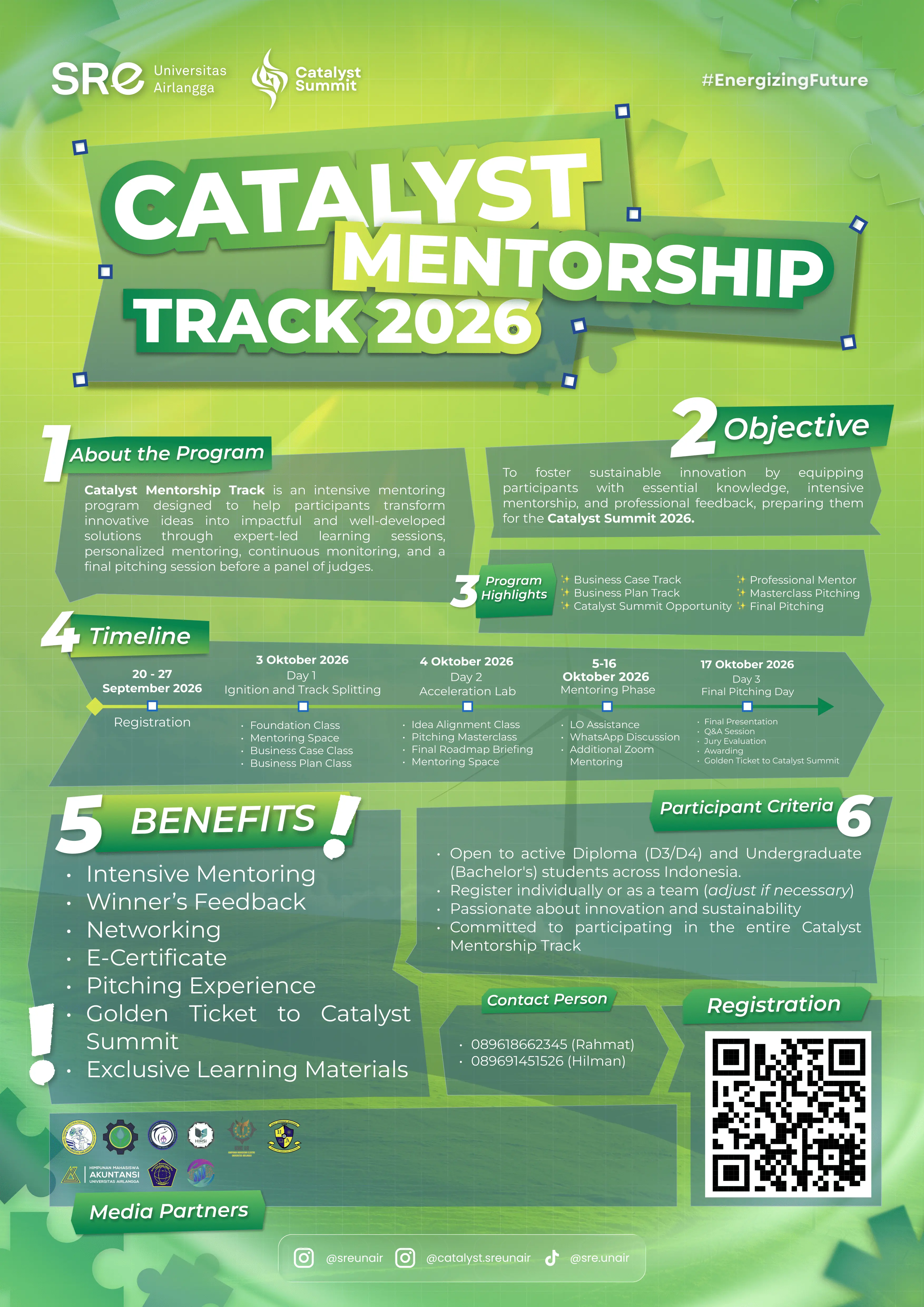 Official Catalyst Mentorship Track 2026 poster